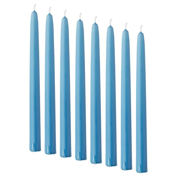 Неароматическая свеча КЛОКХЕТ, синий (25 см) - фото 1