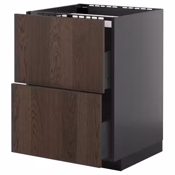 METOD / KNIVSHULT Шкаф д/варочной панели/2фасада/2ящ - фото 1