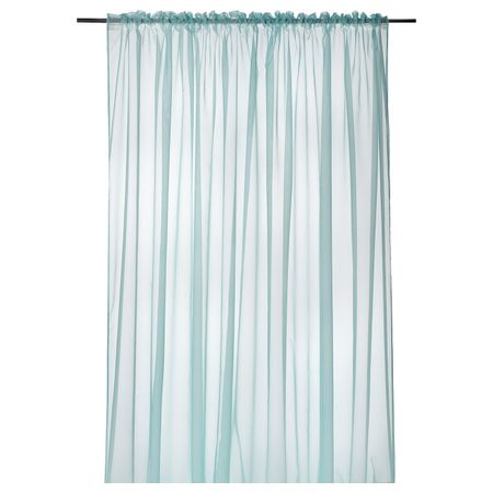 Гардина, 1 шт., бирюзовый 300x300 см IKEA REVLUMMER РЕВЛУММЕР 504.592.32
