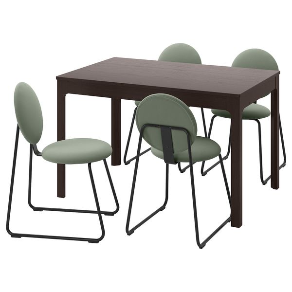 Стол и 4 стула IKEA EKEDALEN ЛЕН ЭКЕДАЛЕН, MÅNHULT 195.059.29 - фото 1