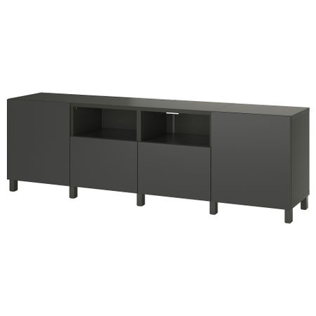 Тумба под ТВ, с дверцами и ящиками IKEA BESTÅ БЕСТО 195.078.86