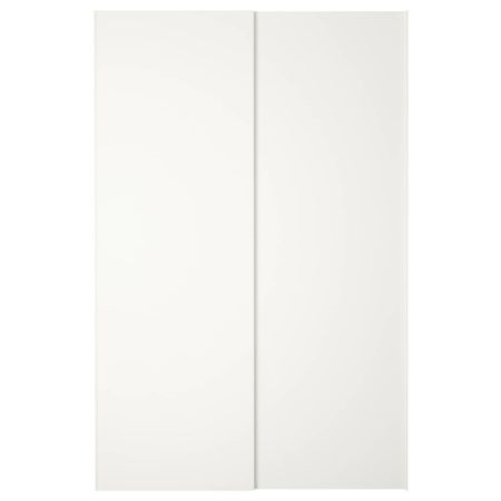 Пара раздвижных дверей, белый 150x236 см IKEA HASVIK ХАСВИК 392.502.48
