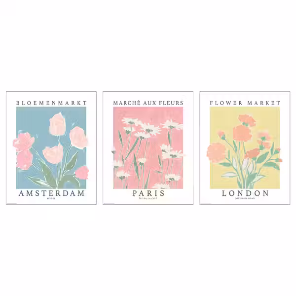 BILD Постер - Цветочные рынки 40x50 см - фото 1