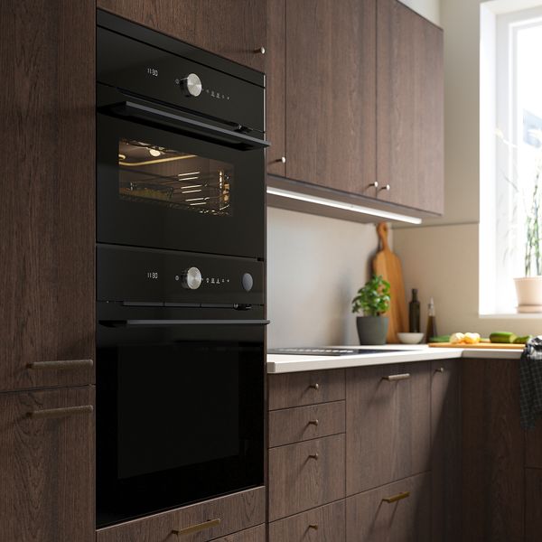 Комбинированный СВЧ с горячим обдувом, ИКЕА 700 черный IKEA FINSMAKARE ФИНСМАКАРЕARE ФИНСМАКАРЕ 504.117.68 - фото 3