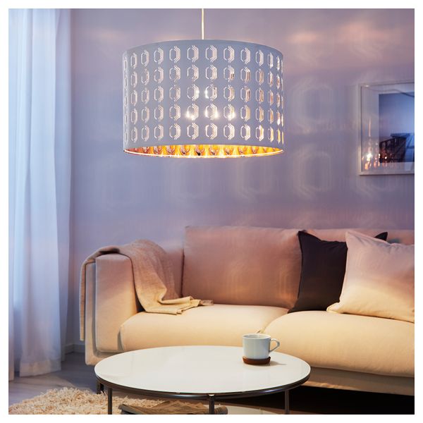 Абажур НИМО, белый, медный - фото 3