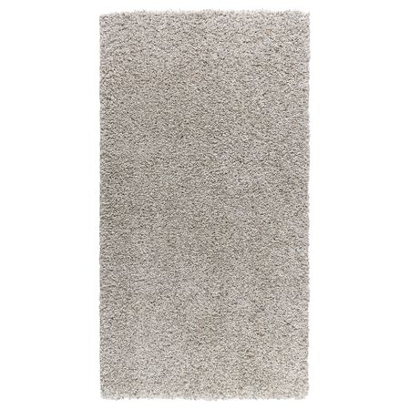 Ковер, длинный ворс АЛЬХЕДЕ, белый с оттенком (80x150 см)