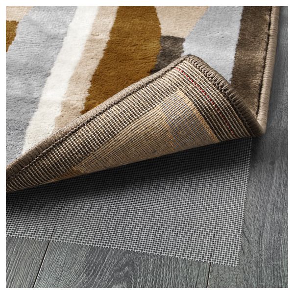 Ковер, короткий ворс ВИДСТРУП, темно-желтый (170x240 см) - схема-чертеж с размерами