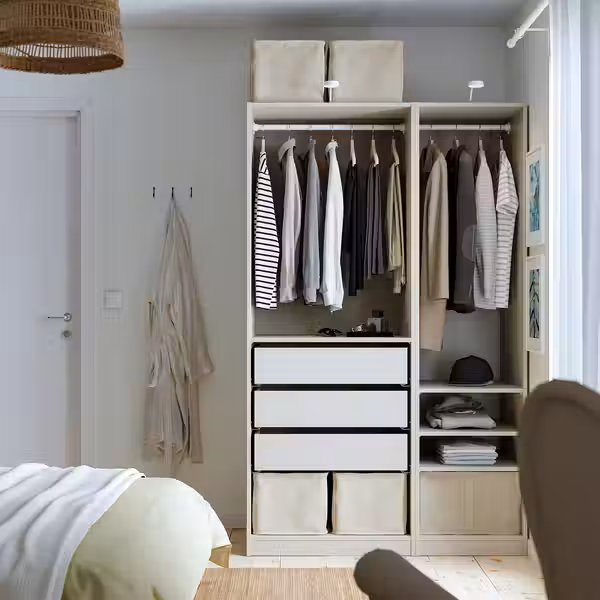 PURRPINGLA Сумка для хранения - текстиль/бежевый 34x51x28 см - фото 6