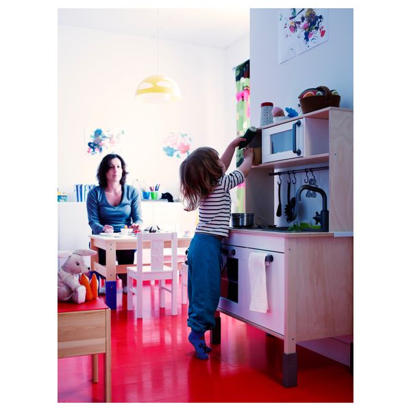 Верхняя секция детской кухни ДУКТИГ (72x20 см) - схема-чертеж с размерами