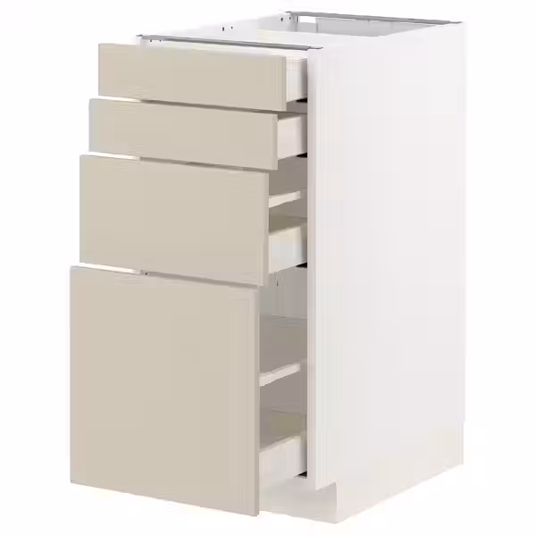 METOD / MAXIMERA Напольный шкаф 4 фасада/4 ящика - фото 1