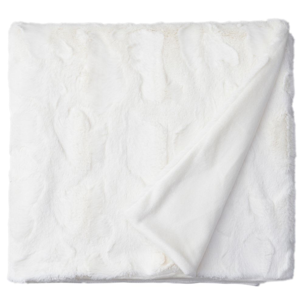 Плед, 130x170 см, белый IKEA SPÖKSÄCKMAL 205.666.29 - фото 1