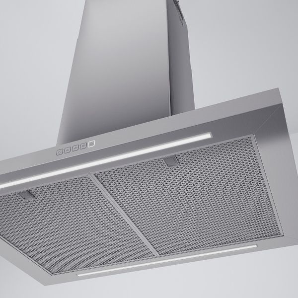 Колпак вытяжного шкафа потолочного крепл, нержавеющая сталь 90 см IKEA SVÄVANDE СВЭВАНДЕ 303.942.70 - фото 4