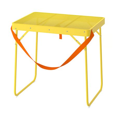 STRANDÖN Складной стол - ярко-желтый 70x55 см