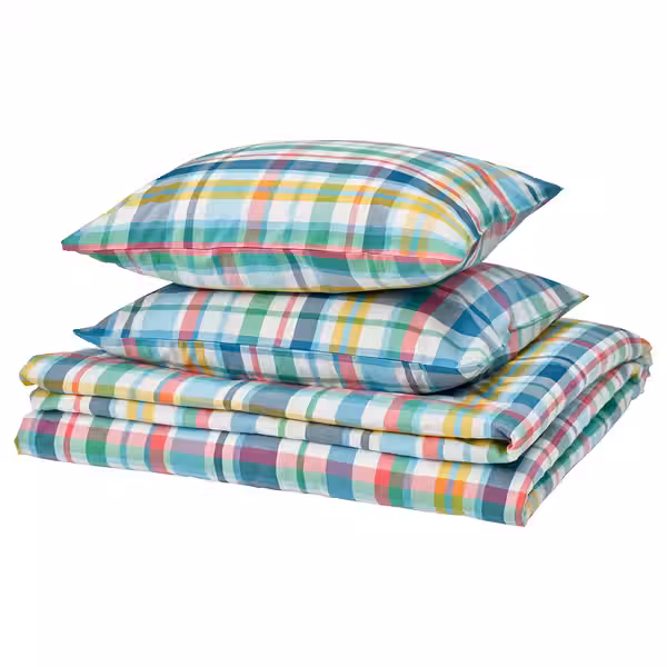 HÖSTGENTIANA ХЁСТГЕНТИАНА Пододеяльник и 2 наволочки - фото 1