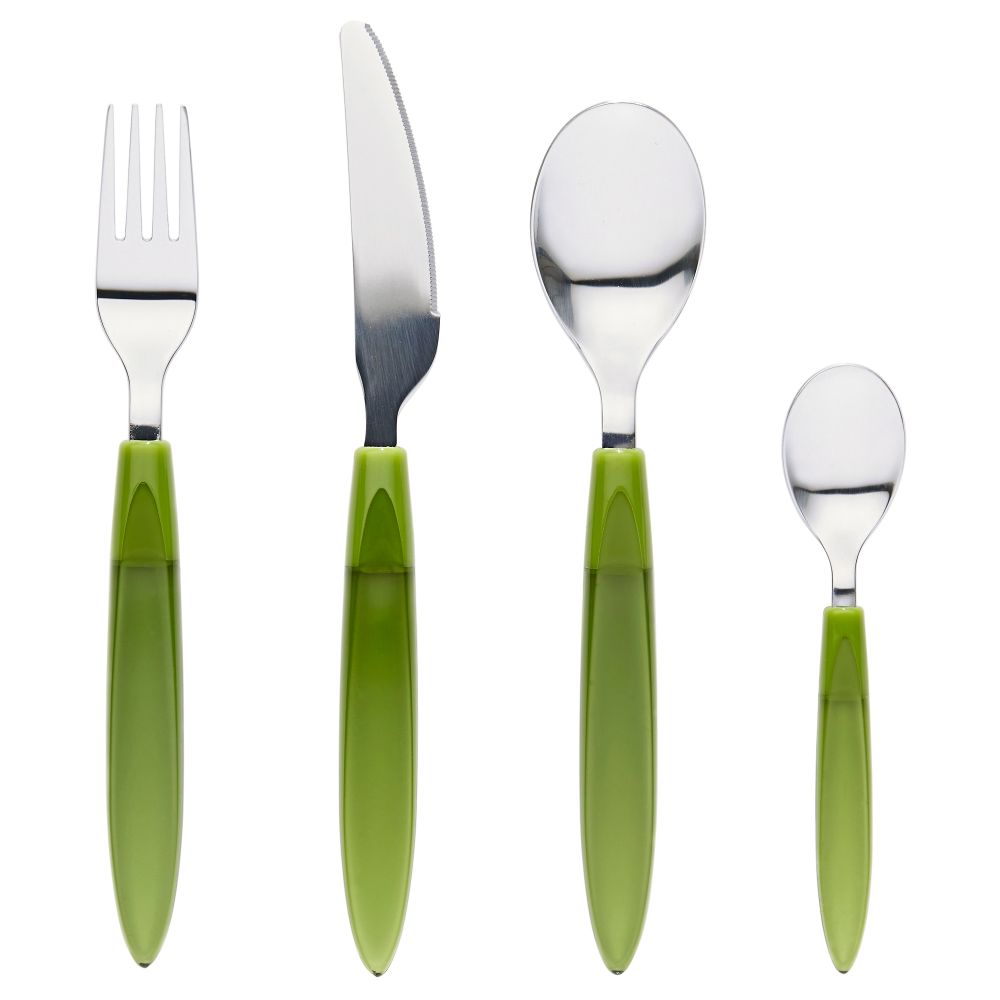 Столовый набор, 24 предмета ДИТУ, зеленый - фото 1