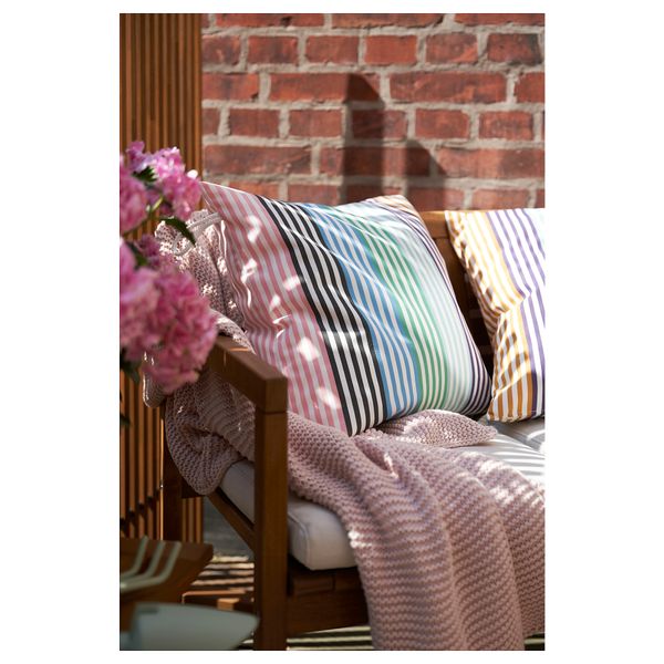 Чехол на подушку, для дома, улицы, 50x50 см, разноцветный IKEA GULLBERGSÖ ГУЛЛБЕРГСЁ 505.207.53 - фото 3