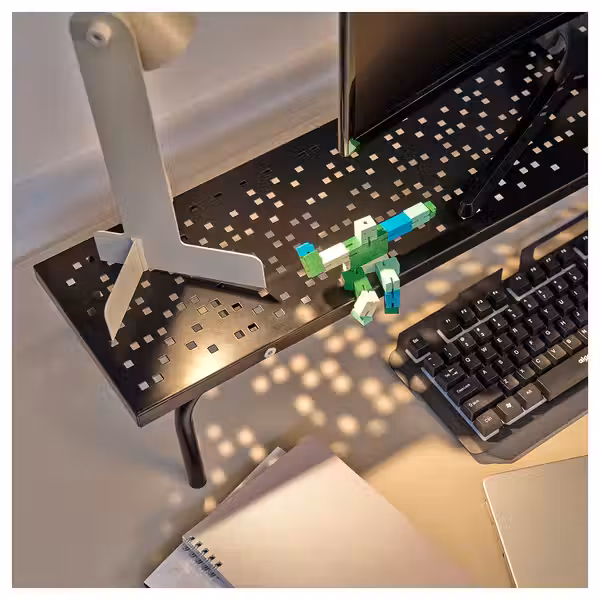 LÅNESPELARE ЛОНЕСПЕЛАРЕ Подставка для монитора - чёрный 97x19 см - фото 5