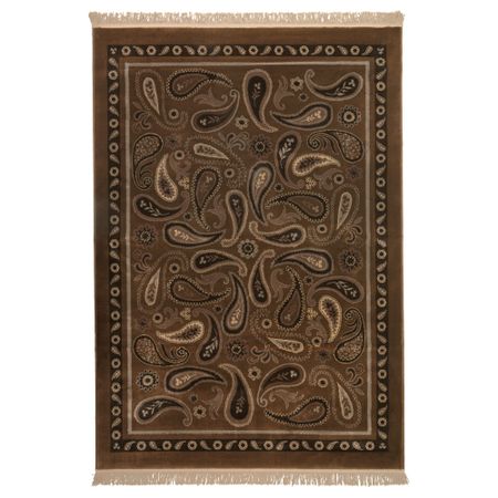 Ковер, короткий ворс ВЕСТЕРБРУ, коричневый (160x230 см)