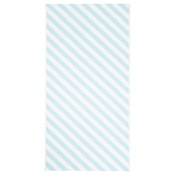 Отрез ткани, 150x300 см, голубой, белый, полоска IKEA LAGERMISPEL 205.551.74 - фото 1