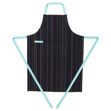Фартук СОММАР 2018, черный в полоску