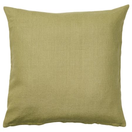 Чехол на подушку, бежево-зеленый 50x50 см IKEA VIGDIS ВИГДИС 905.069.91