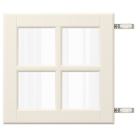 Дверца с петлями, 40x40 см, белый с оттенком IKEA BODBYN БУДБИН 694.559.79