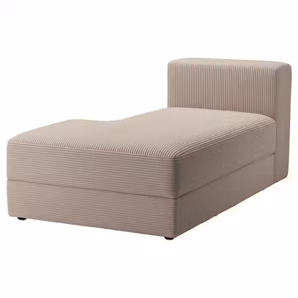 JÄTTEBO Модульная козетка, левая - самласа серо-бежевый - фото 1