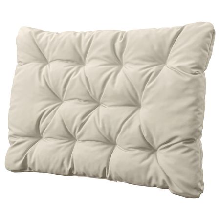 KUDDARNA Подушка д/садовой мебели - светлый серо-бежевый 62x44 см