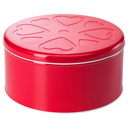 Банка с крышкой ВИНТЕР 2018, красный (24 см)