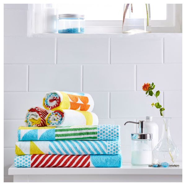 Банное полотенце НИММЕРН, разноцветный (70x140 см) - фото 4