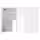 METOD Навесной шкаф д/вытяжки/полка/дверь - белый/Ringhult белый 80x60 см