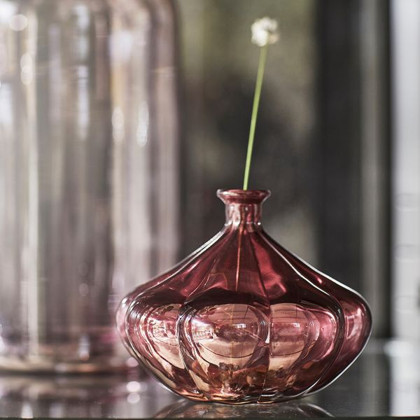 Ваза, темно-красный 11 см IKEA VANLIGEN ВАНЛИГЕН 904.518.37 - фото 4