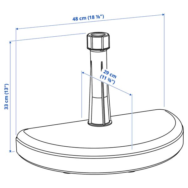 IKEA, дополнительный ракурс - схема-чертеж с размерами