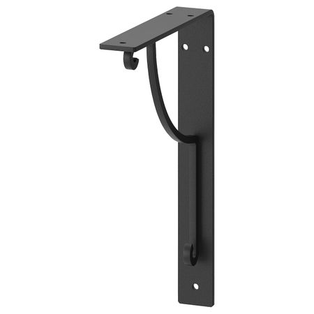 Консоль, черный, 18x24 см IKEA ЭКБИ ХОЛЬ 803.842.64