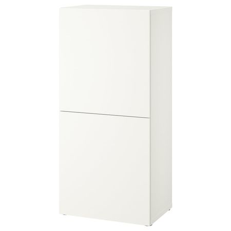 Стеллаж с дверьми, белый Лаппвикен/белый 60x42x129 см IKEA BESTÅ БЕСТО 794.420.62
