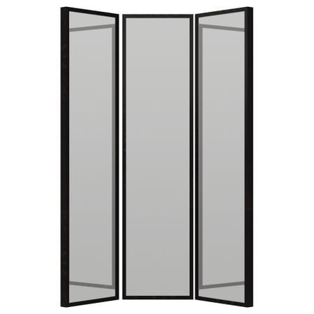 Зеркало СТАВЕ, черно-коричневый