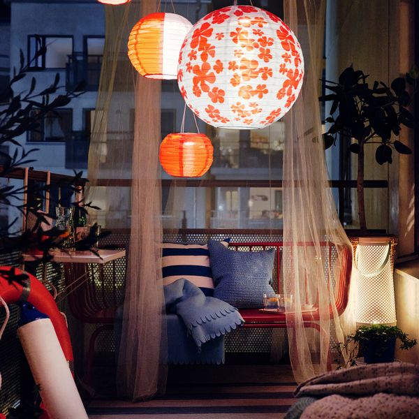 Напольный светодиод светильник, солнечный бт, конусообразный белый 45 см IKEA SOLVINDEN СОЛВИДЕН 504.869.85 - фото 5