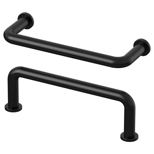 Ручка УЛЬВСБУ, черный (108 мм) - схема-чертеж с размерами