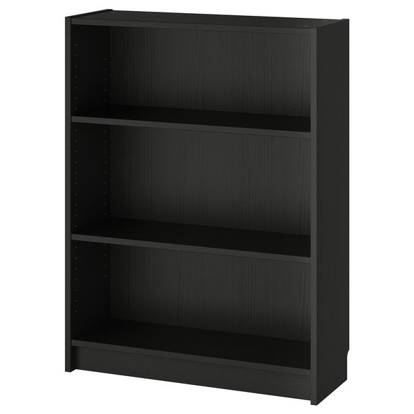 Стеллаж, 80x28x106 см, черно-коричневый IKEA BILLY БИЛЛИ 702.638.42 - фото 1