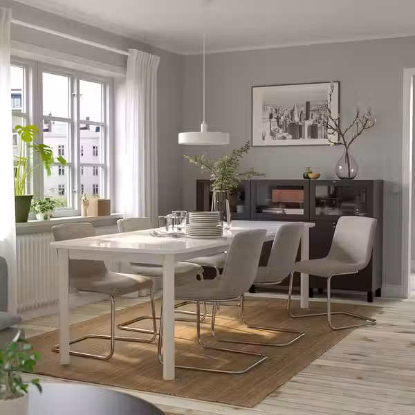 STRANDTORP / LUSTEBO ЛУСТЕБО Стол и 6 стульев - фото 2