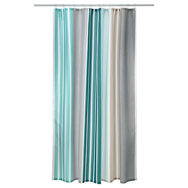 Штора для ванной БОЛМОН, разноцветный (180x200 см) - фото 1