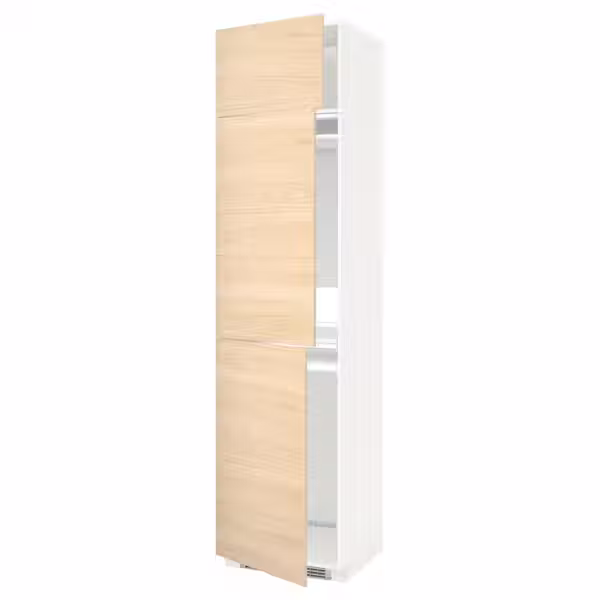 METOD Высокий шкаф д/холод/мороз/3 дверцы - фото 1