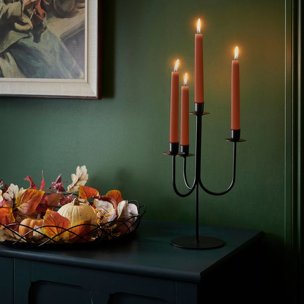 Неароматическая свеча, темно-оранжевый, 25 см IKEA KLOKHET КЛОКХЕТ 306.088.36 - фото 2