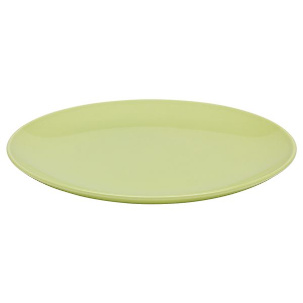 Тарелка ФЭРГРИК, зеленый, фаянс (27 см) - фото 1