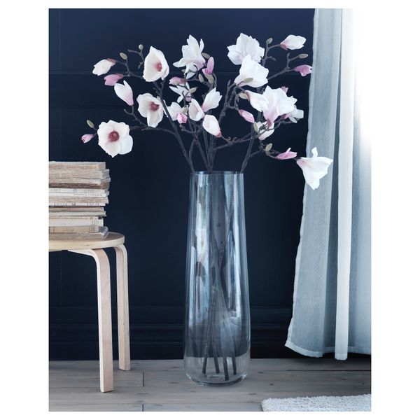 Ваза БЕРЭКНА, прозрачное стекло (65 см) - схема-чертеж с размерами