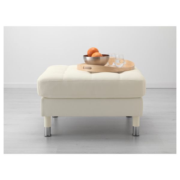 Табурет для ног, Гранн/Бумстад белый, металл IKEA LANDSKRONA ЛАНДСКРУНА 692.488.95 - фото 2