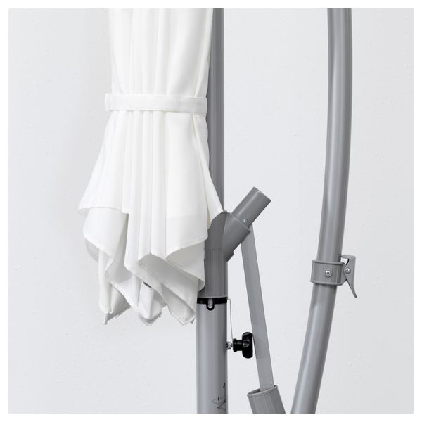 Зонт от солнца, подвесной БАГГЁН, белый (250 см) - схема-чертеж с размерами