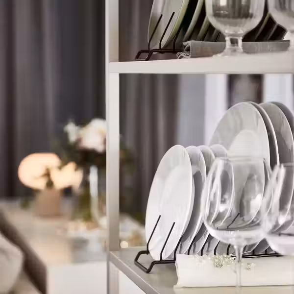 RINNIG Держатель для тарелок - схема-чертеж с размерами