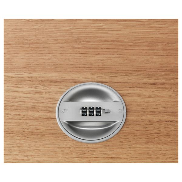 Шкаф с дверью-шторой ГАЛАНТ, дубовый шпон (80x80 см) - фото 5