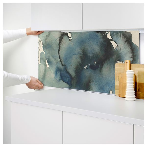 Настенная панель ЛИЗЕКИЛЬ, двусторонний облака/точки (120x55 см) - фото 5